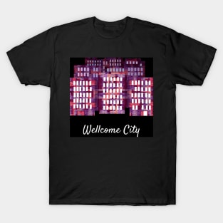 Wellcome City Black T-Shirt